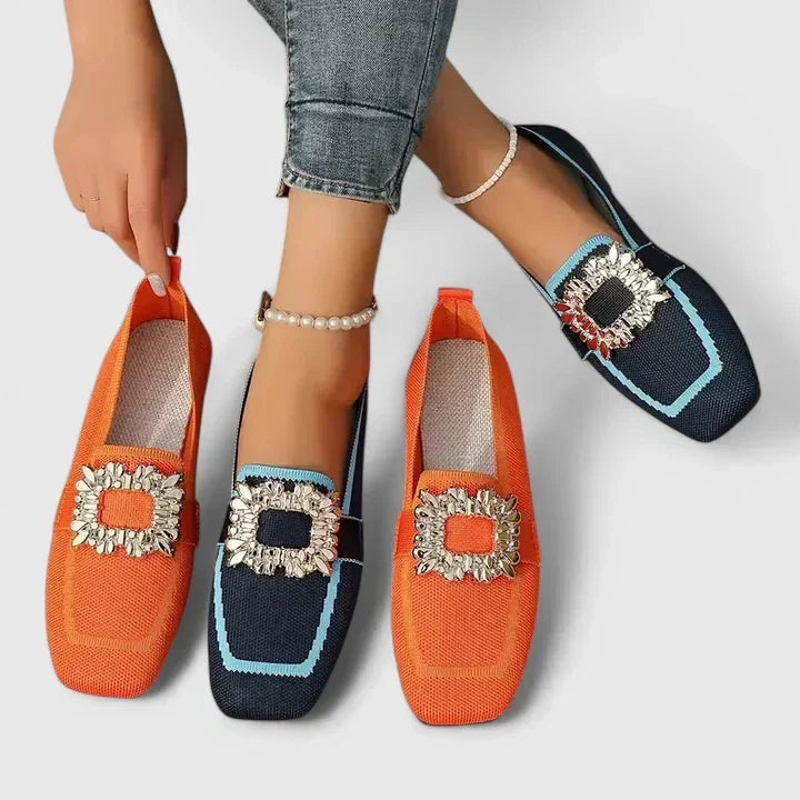 Damen Elegante Komfortable Loafers