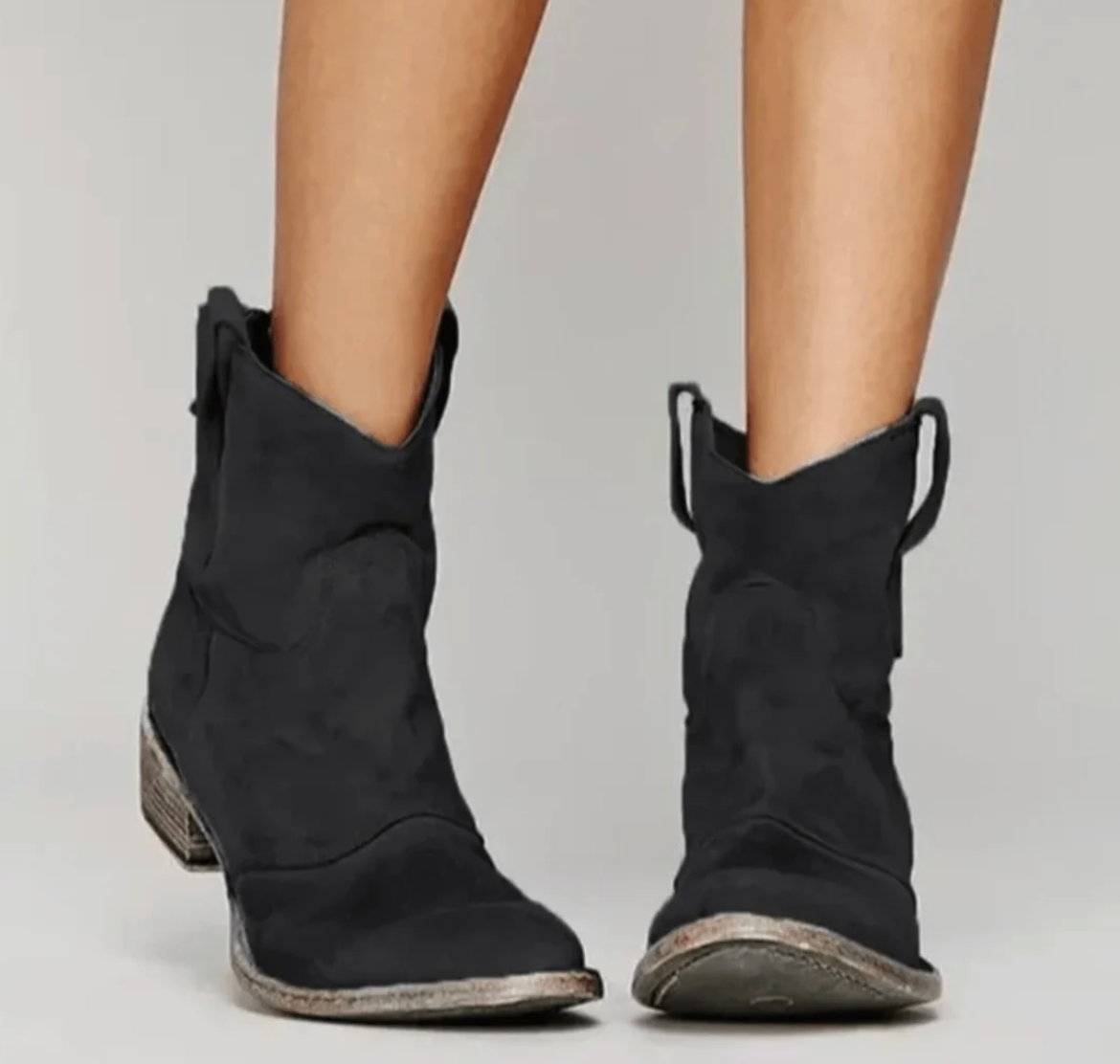 Damen Elegante Stiefeletten mit Blockabsatz