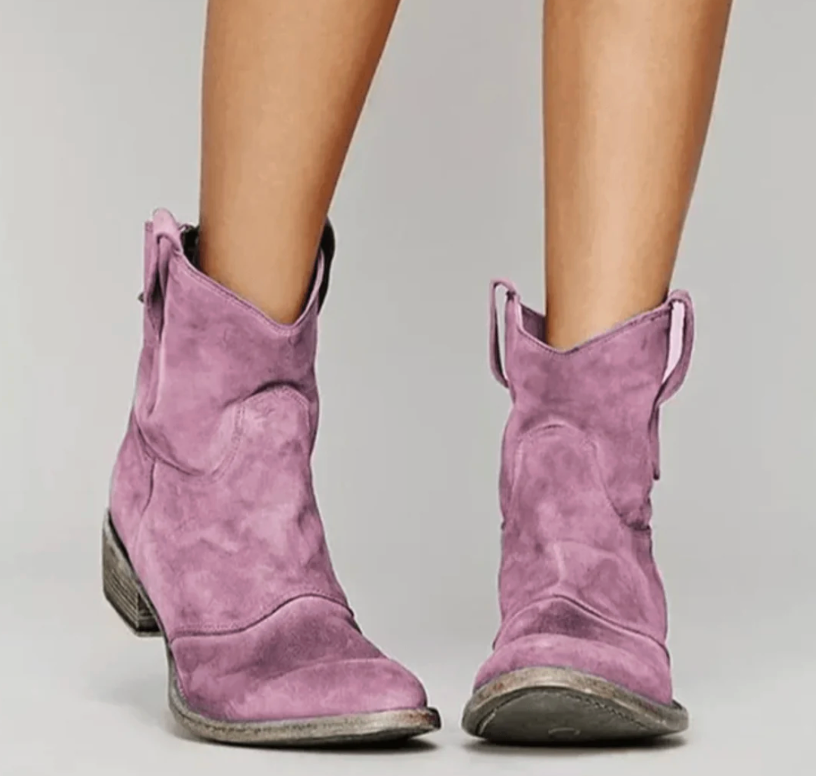 Damen Elegante Stiefeletten mit Blockabsatz