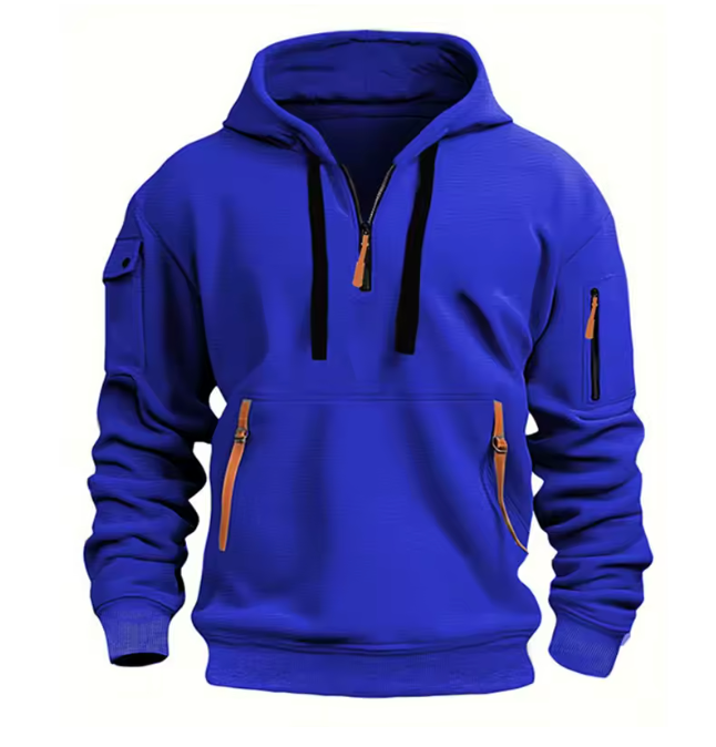 Herren Klassischer Hoodie mit Kordelzug