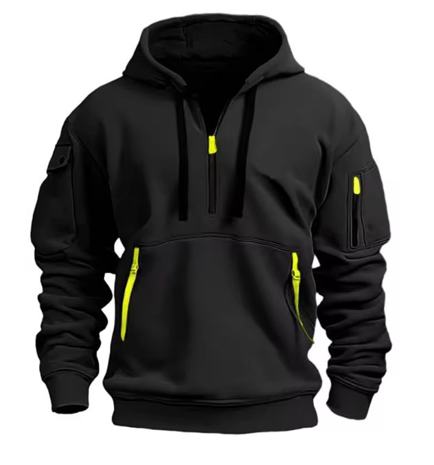 Herren Klassischer Hoodie mit Kordelzug