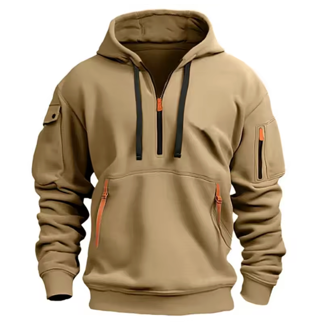 Herren Klassischer Hoodie mit Kordelzug