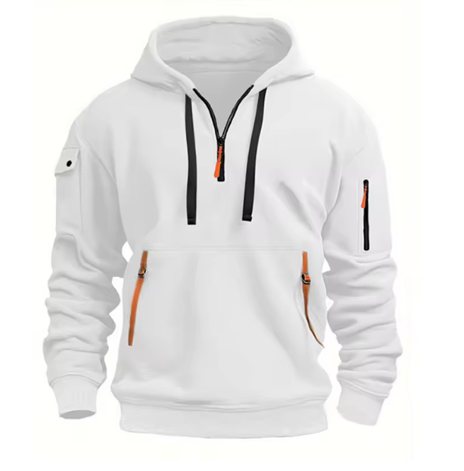 Herren Klassischer Hoodie mit Kordelzug