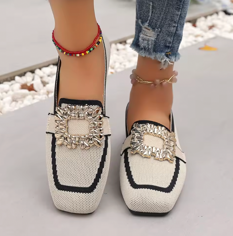 Damen Elegante Komfortable Loafers