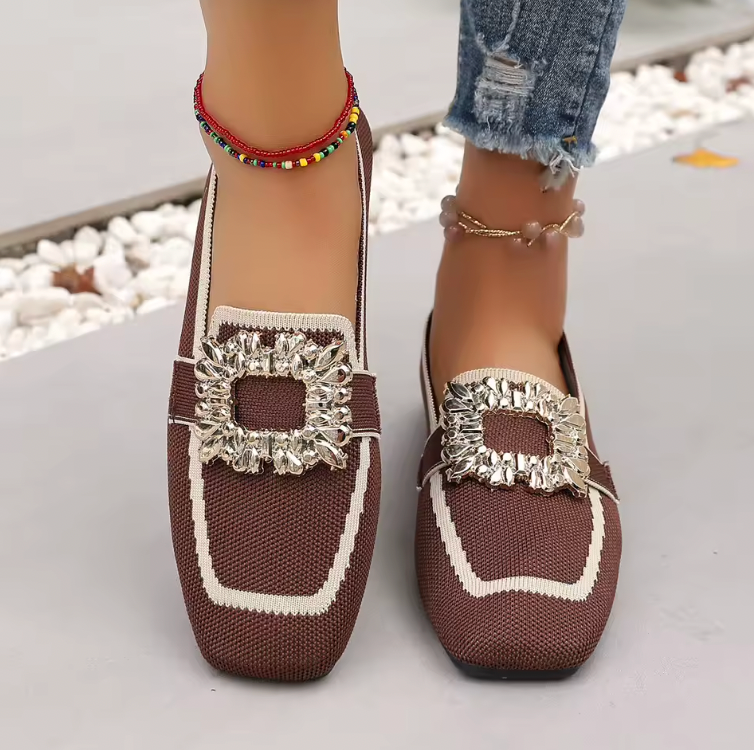 Damen Elegante Komfortable Loafers