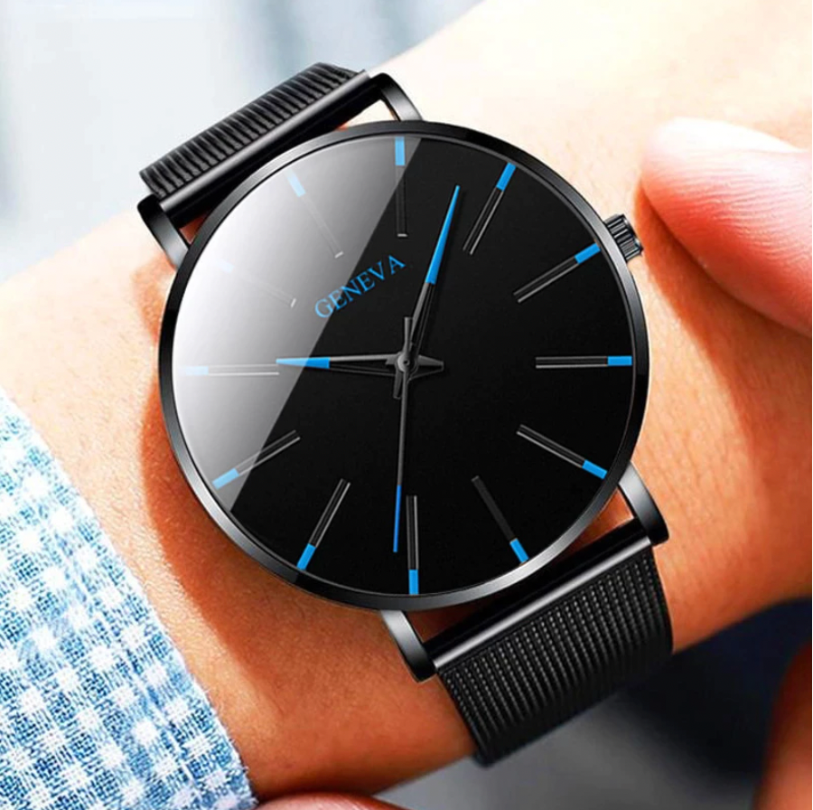 Innovative, nachhaltige, minimalistische Uhr für Herren