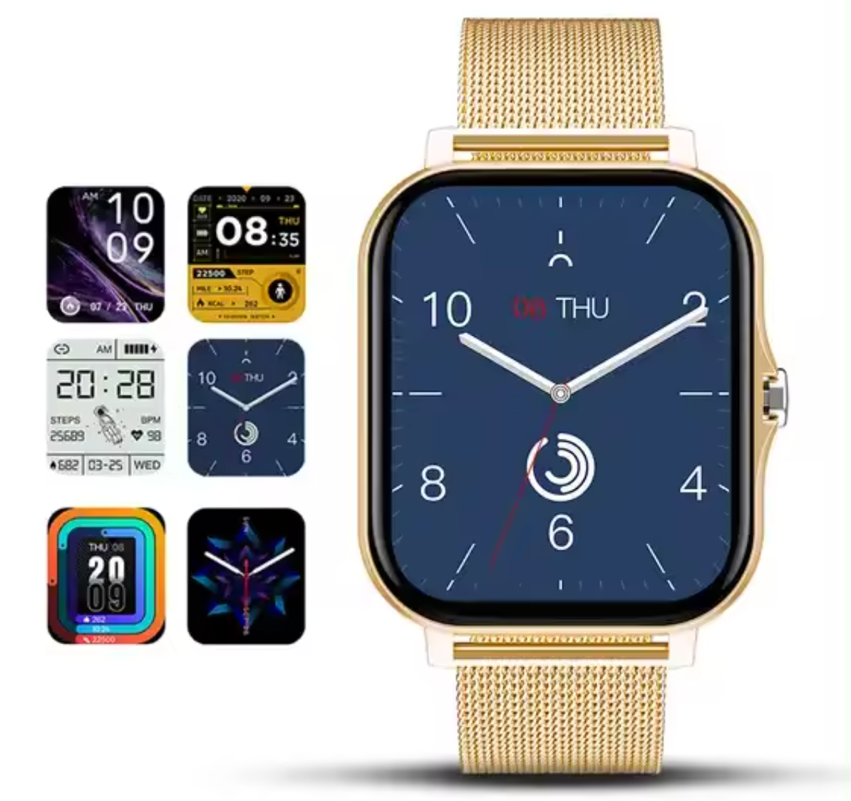 Elegante Smartwatch für Damen mit Gesundheits- und Aktivitätstracking