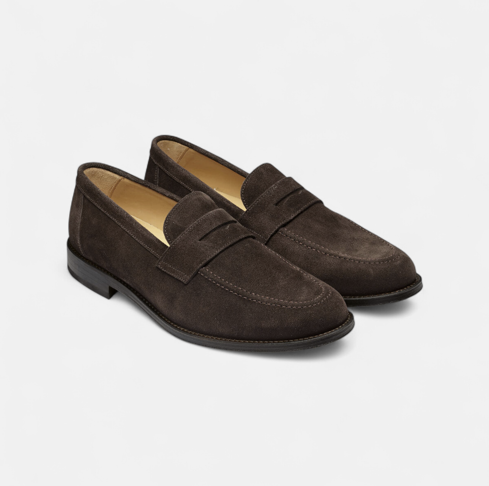 Herren Elegante Mokassins aus Wildleder