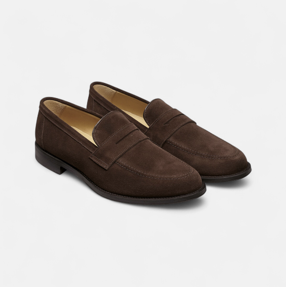 Herren Elegante Mokassins aus Wildleder