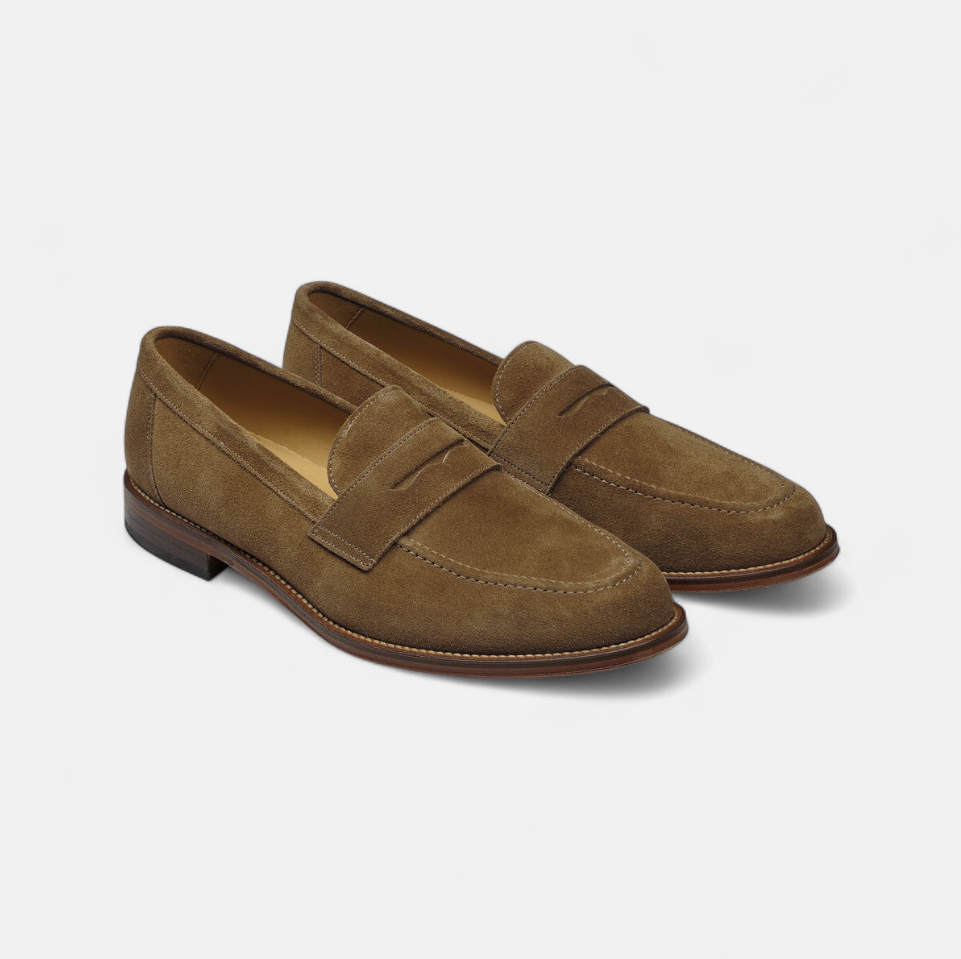 Herren Elegante Mokassins aus Wildleder