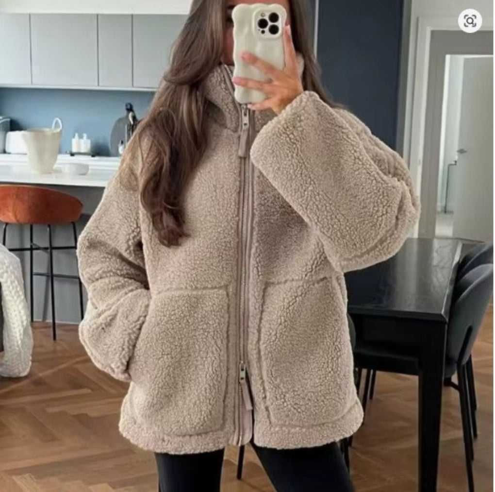 Kuschelige Wolljacke für Damen
