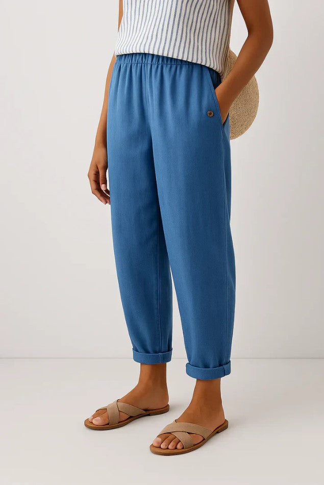 Damen Bequeme Klassische Freizeithose