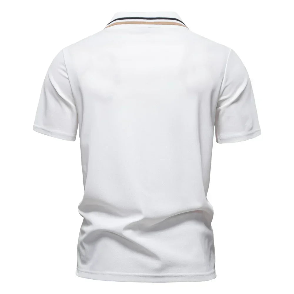 Herren Lässiges Klassisches Polohemd