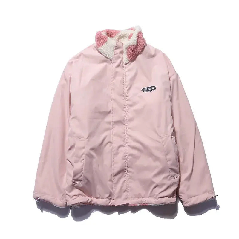 Damen Stilvolle Wendbare Jacke