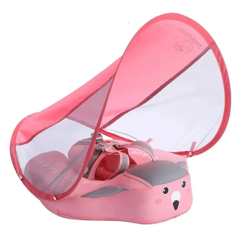 Schwimmring für Babys und Kleinkinder mit Sonnenschutz