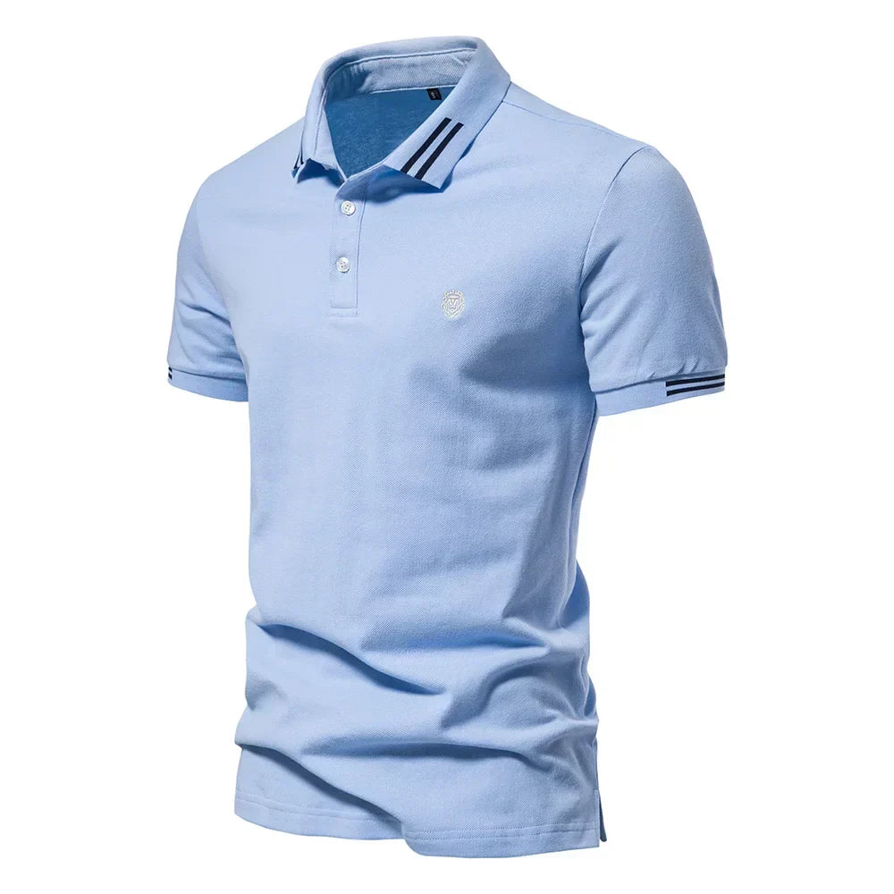 Herren Lässiges Klassisches Polohemd