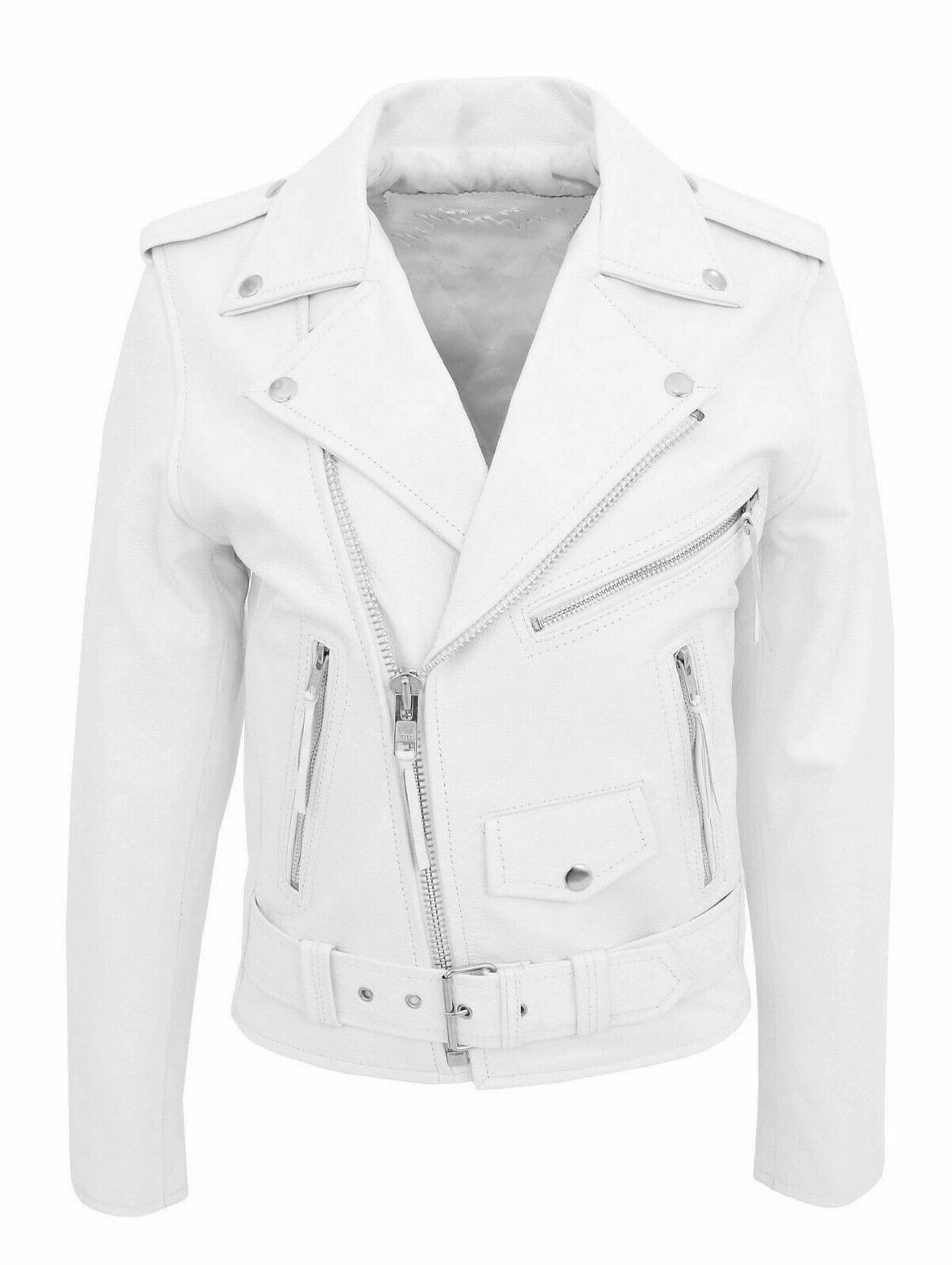 Herren-Motorradjacke mit Stehkragen