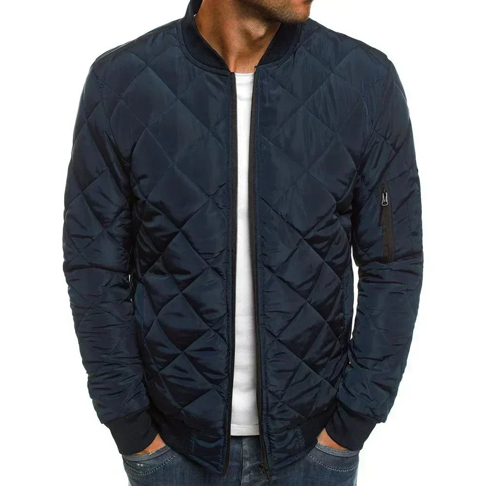 Herren Elegante Steppjacke aus Baumwolle