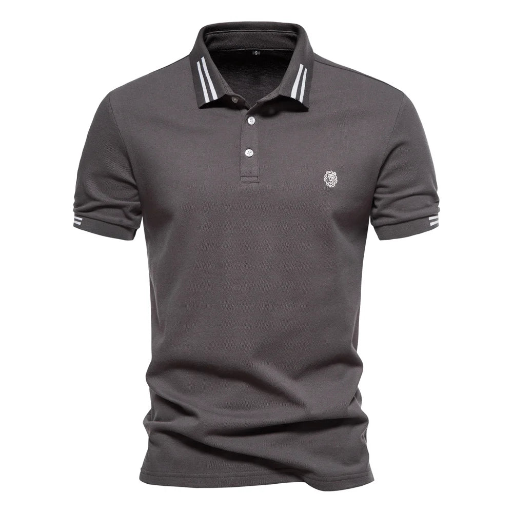 Herren Lässiges Klassisches Polohemd