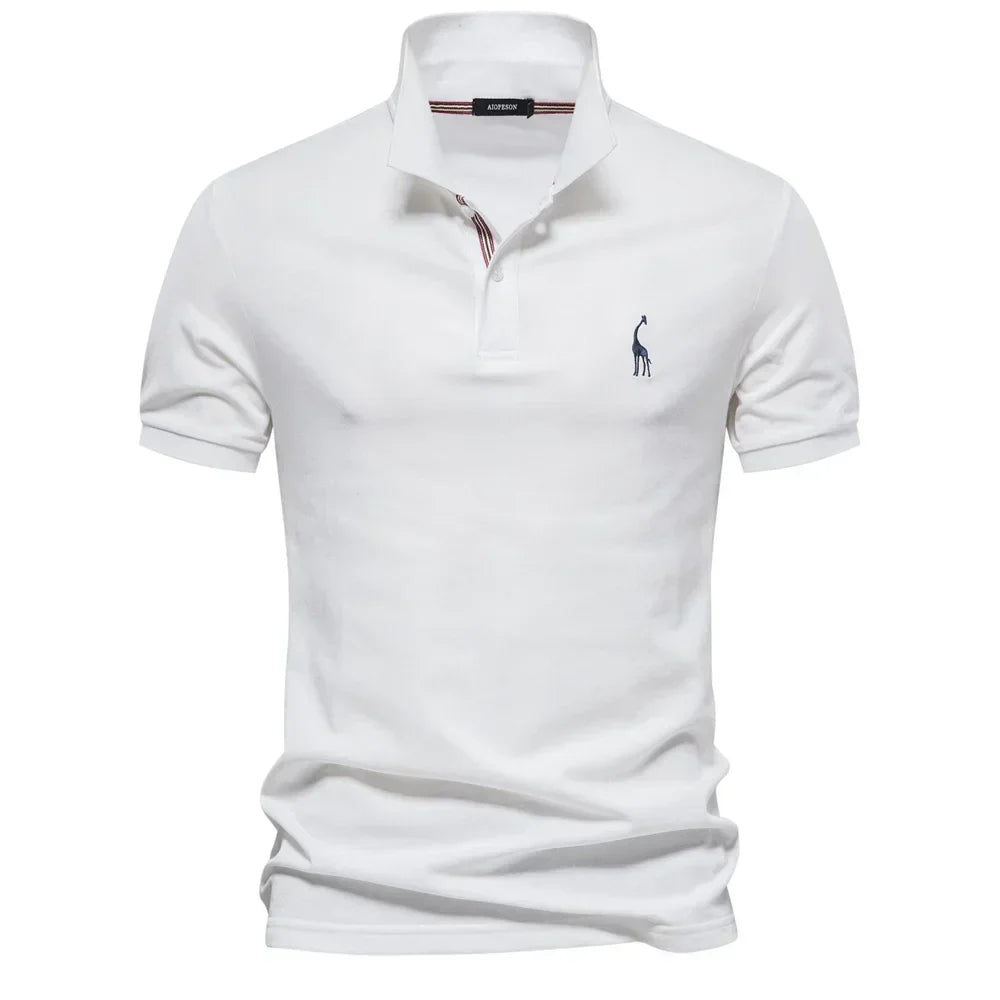 Herren Klassisches Poloshirt mit Knopfleiste