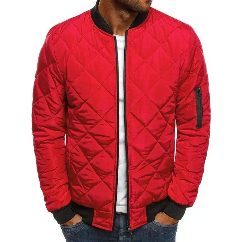 Herren Elegante Steppjacke aus Baumwolle