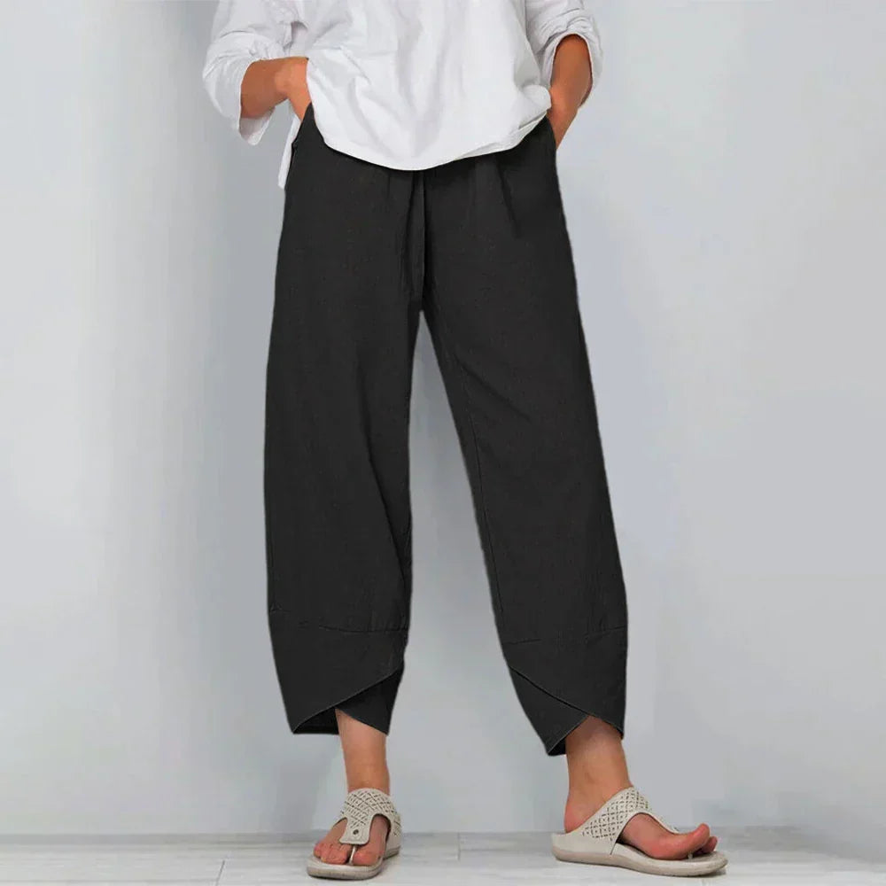Damen Bequeme Weite Hose