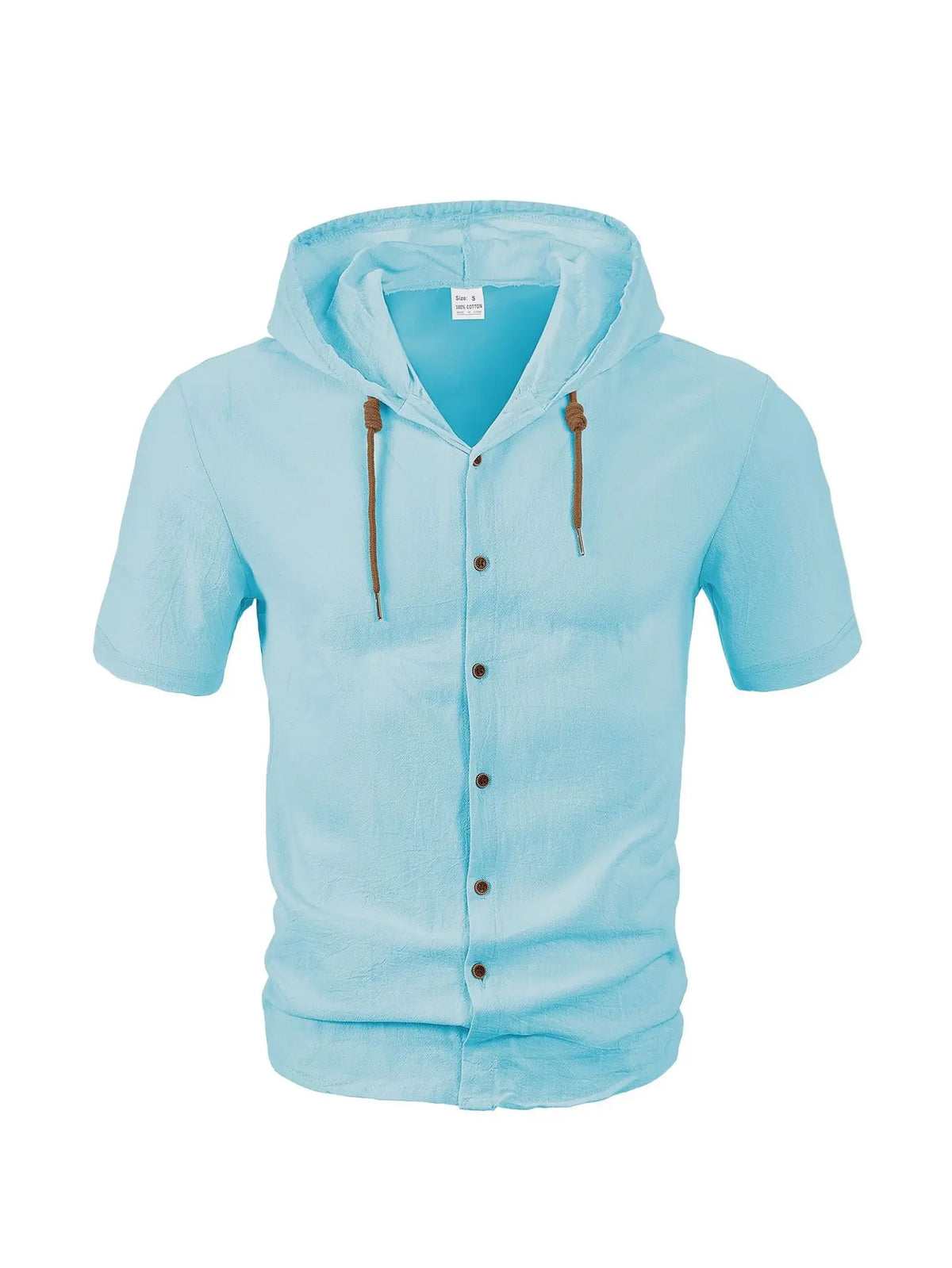 Herren Elegantes Leichtes Kapuzenhemd