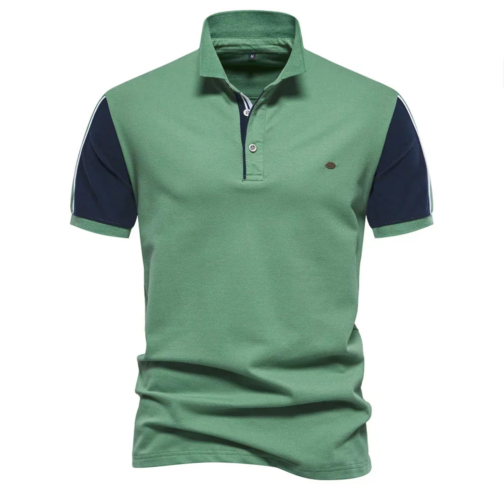 Herren Elegantes Klassisches Frühlings-Poloshirt
