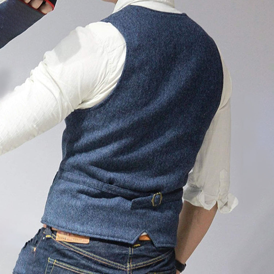 Herren-Jeansweste