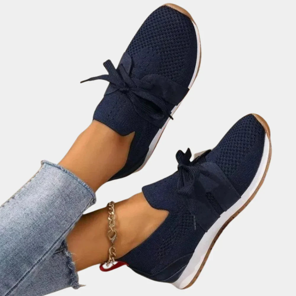 Damen-Sneaker mit atmungsaktivem Mesh und rutschfester Sohle
