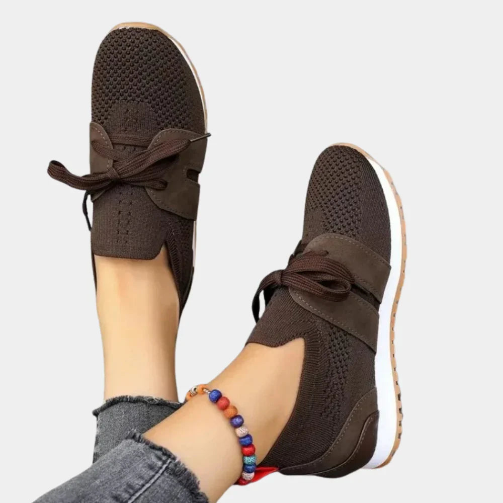Damen-Sneaker mit atmungsaktivem Mesh und rutschfester Sohle