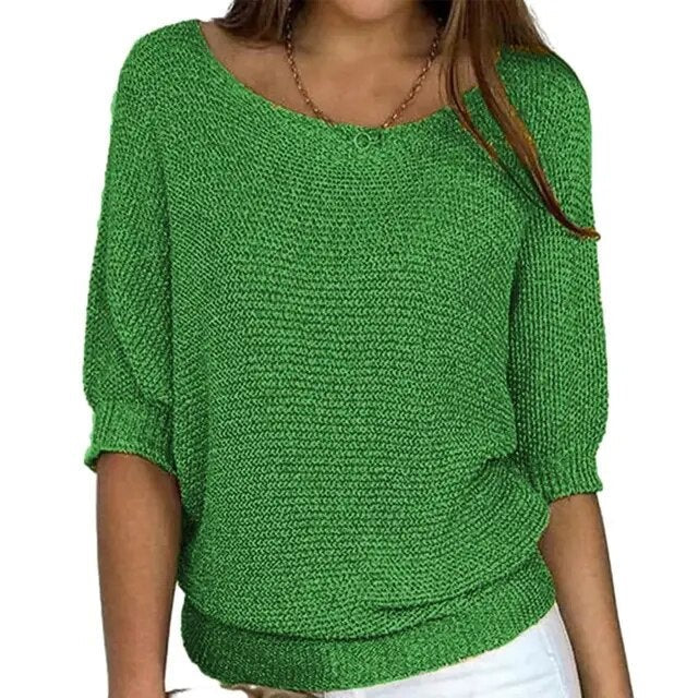 Bequemer Damenpullover für Herbst und Winter