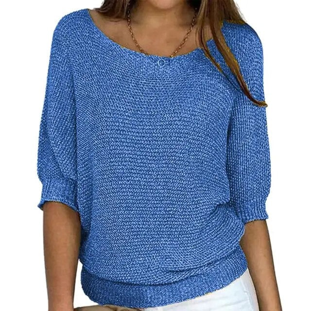 Bequemer Damenpullover für Herbst und Winter