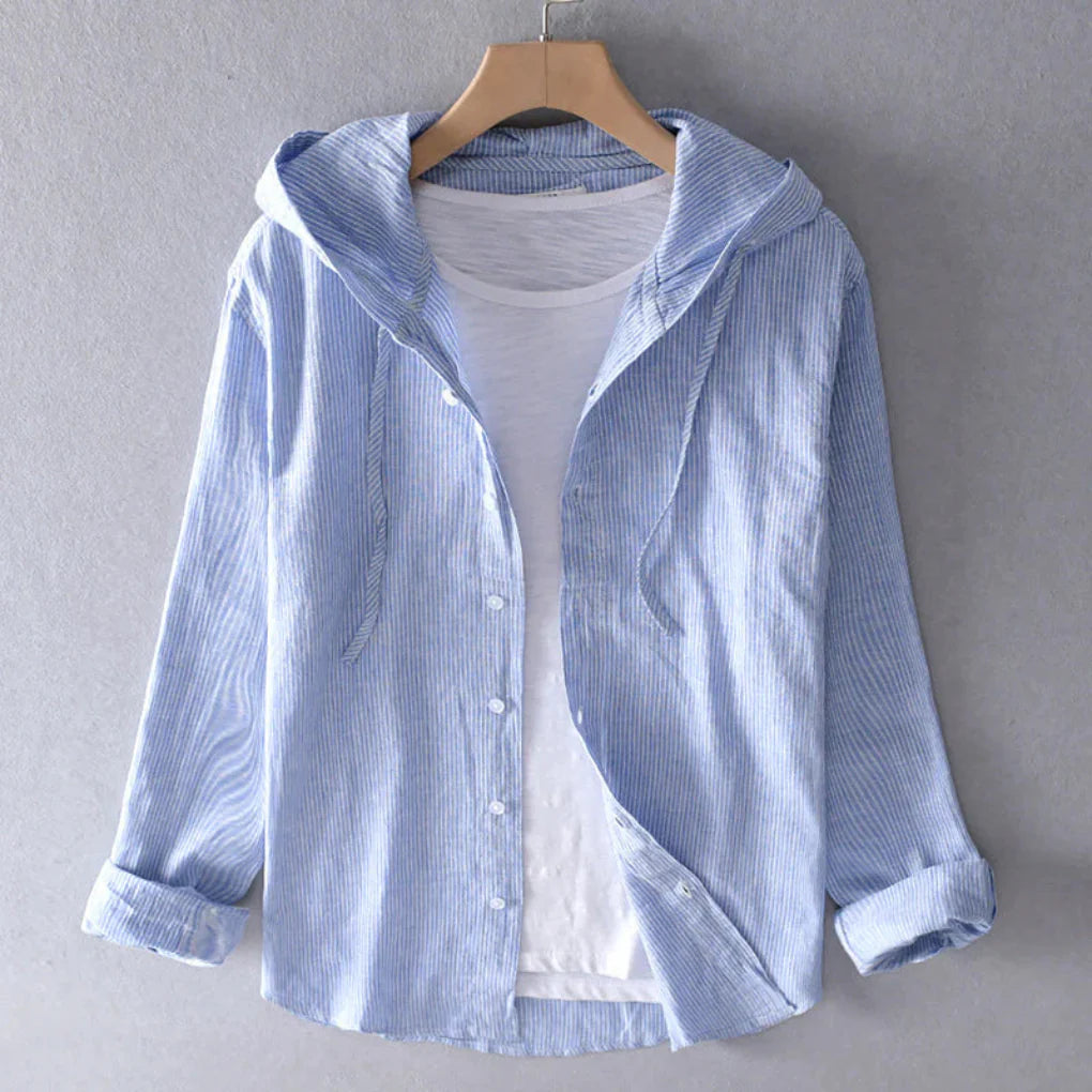 Atmungsaktive Leinenbluse für Damen