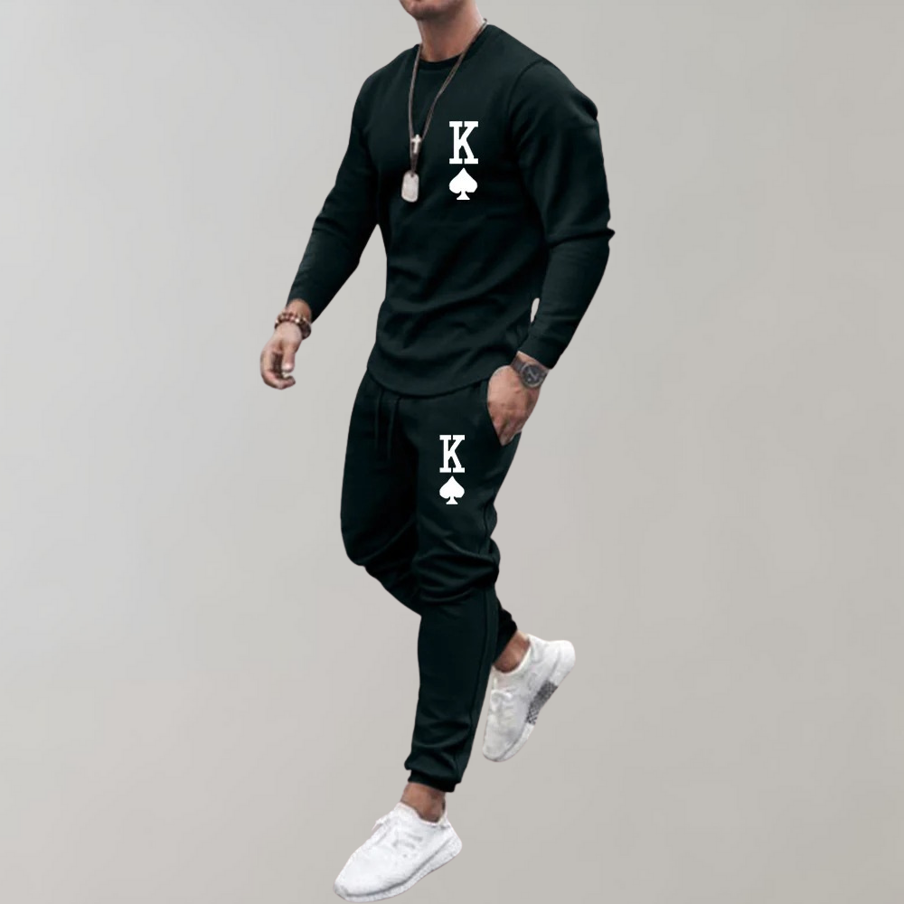 Casual Komfortables Herren-Trainingsset
