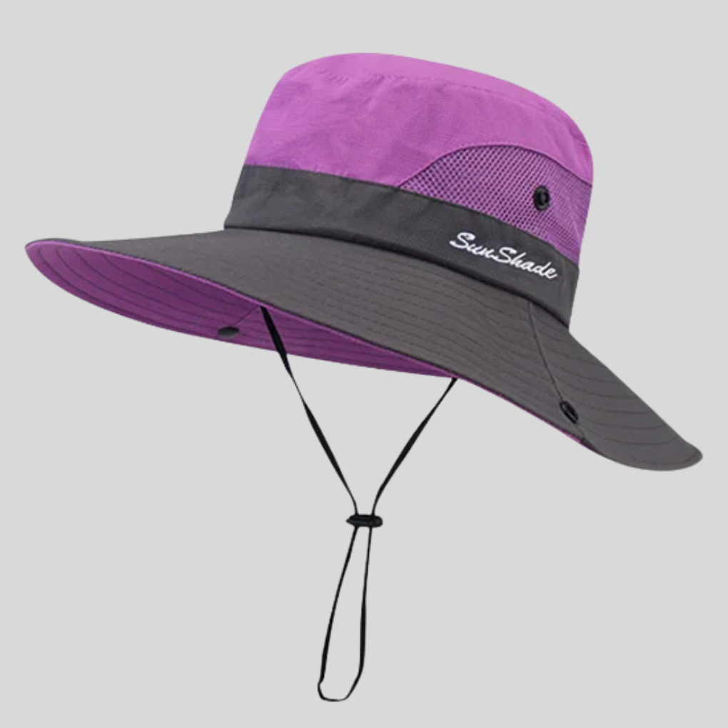 Damen-Sonnenhut mit breiter Krempe
