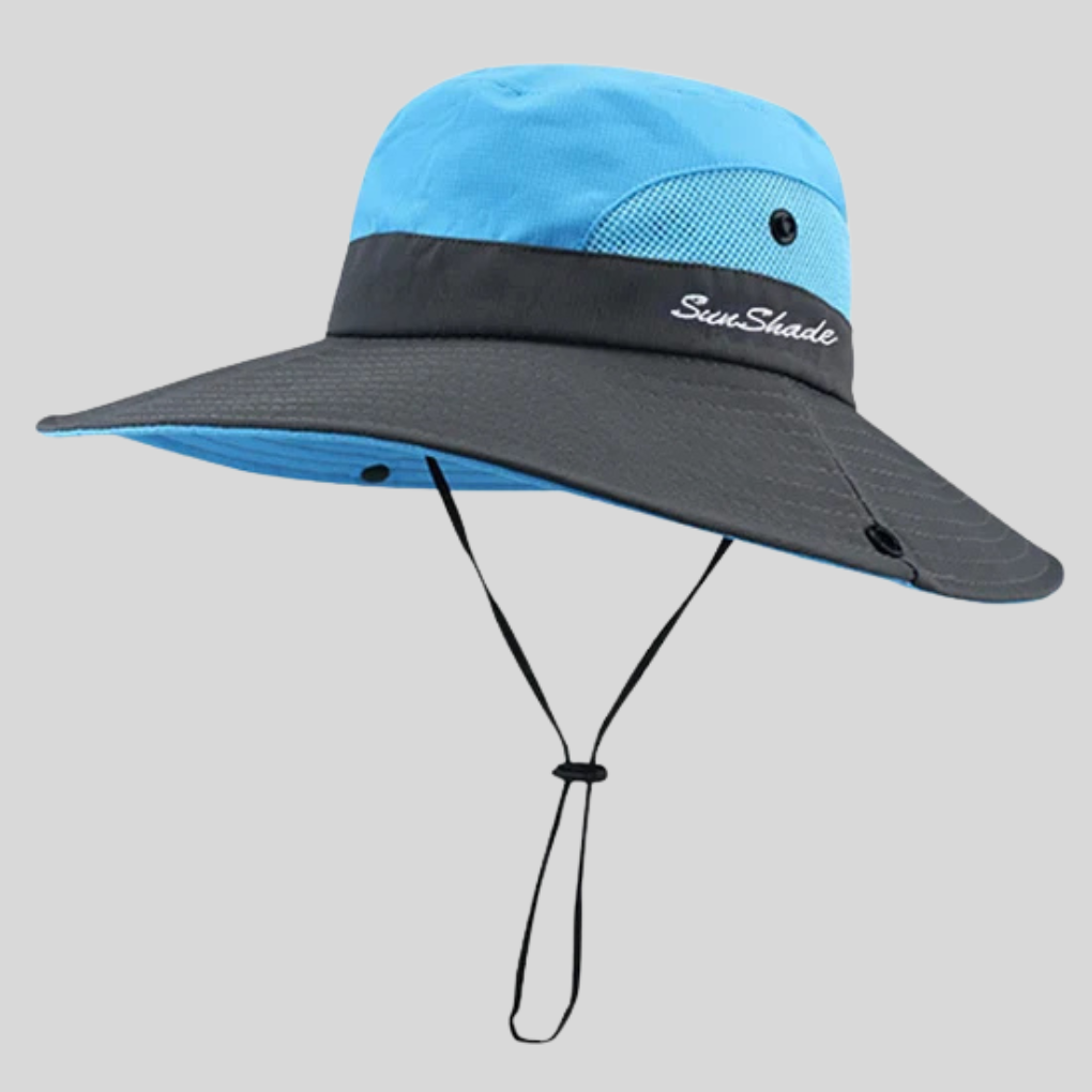 Damen-Sonnenhut mit breiter Krempe
