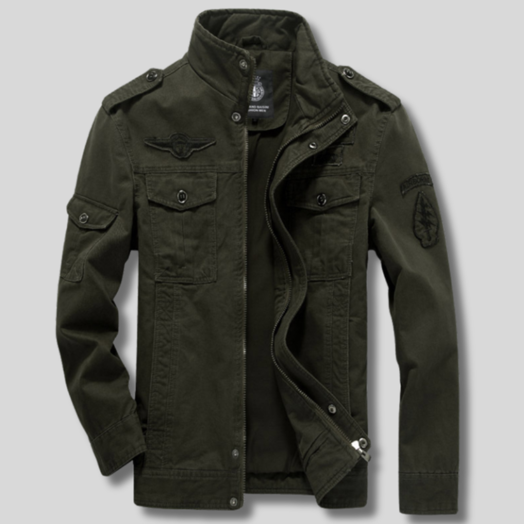 Langarm-Bikerjacke für Herren | Casual Edge