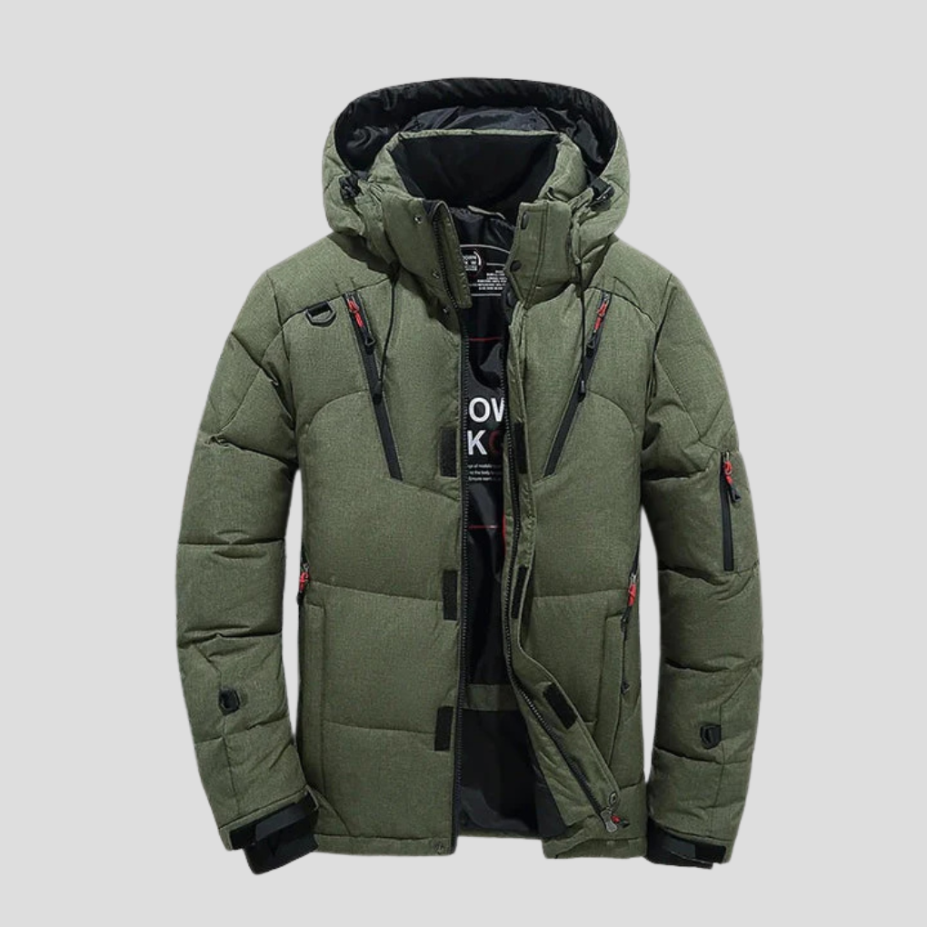 Herren Daunenjacke – Edle Isolation mit edlem Look