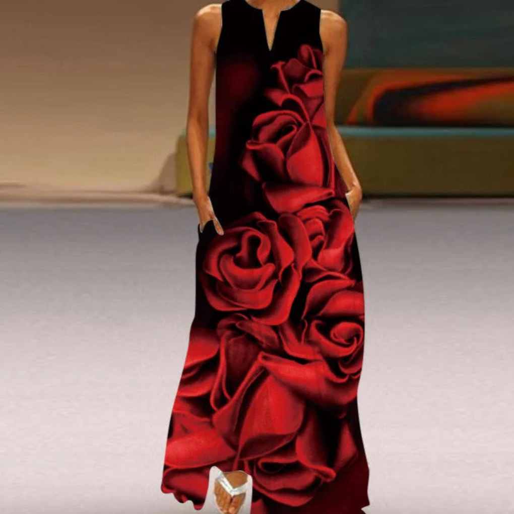 Ärmelloses Damenkleid – Elegante Form