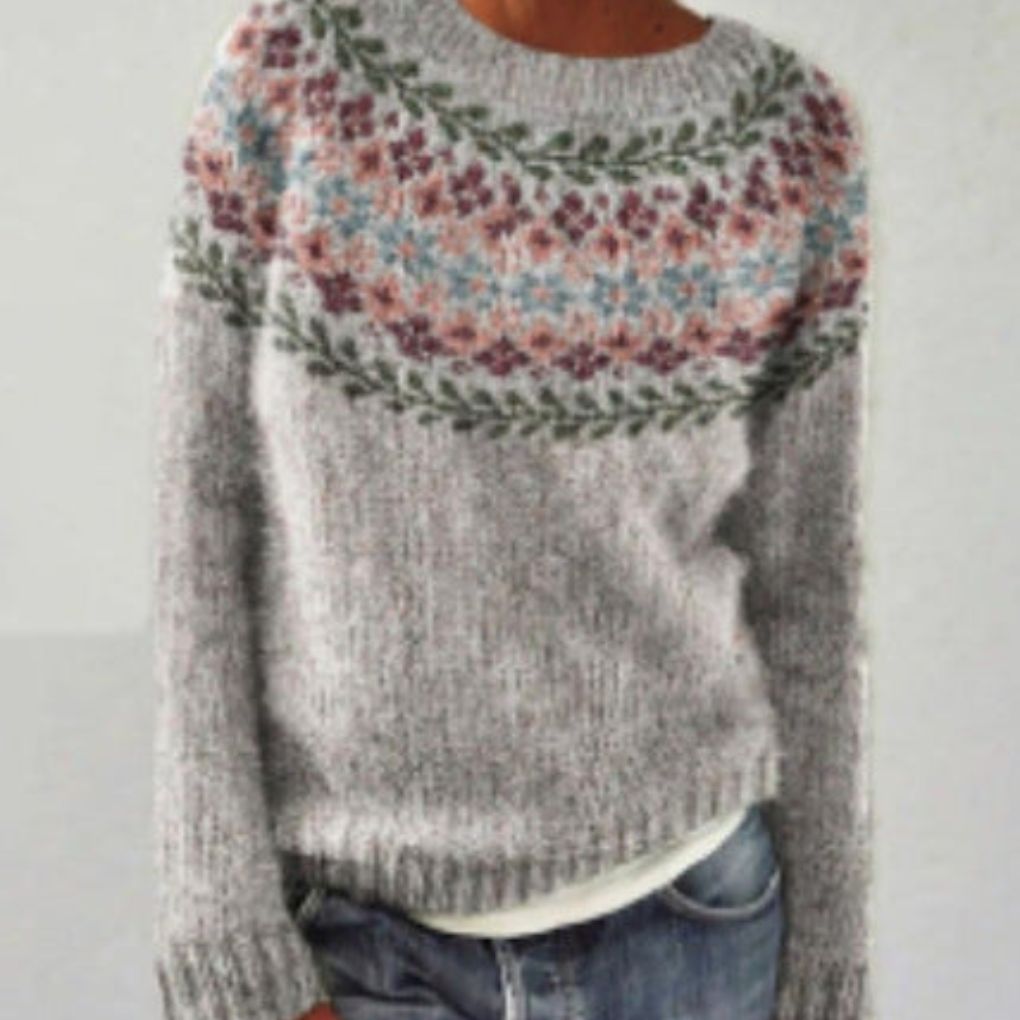 Damenpullover Winter Vintage Design