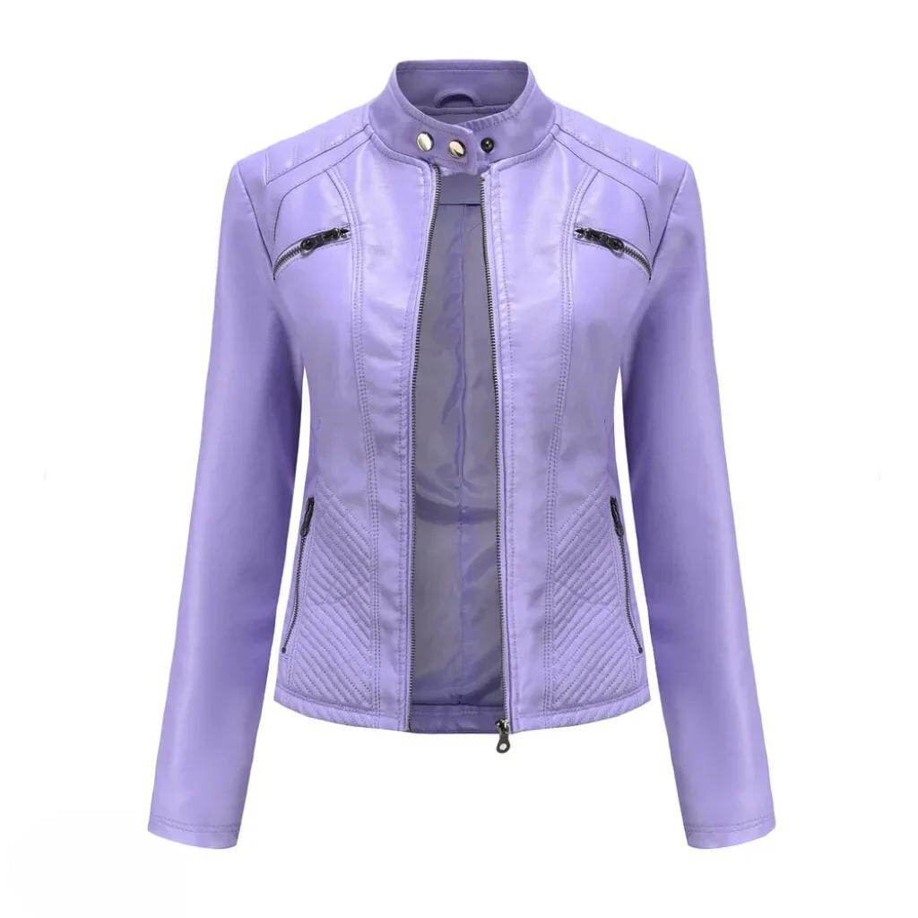 Stilvolle und einzigartige Damen-Lederjacke