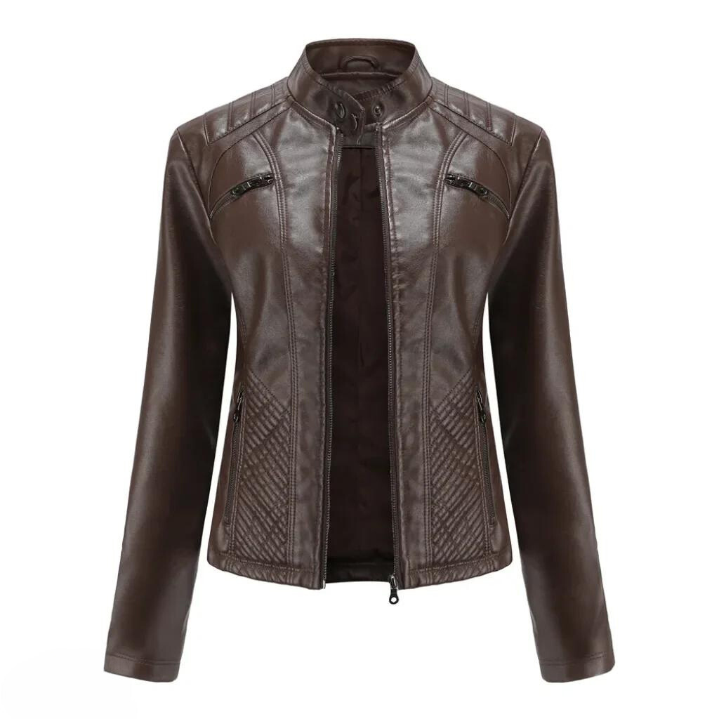 Stilvolle und einzigartige Damen-Lederjacke