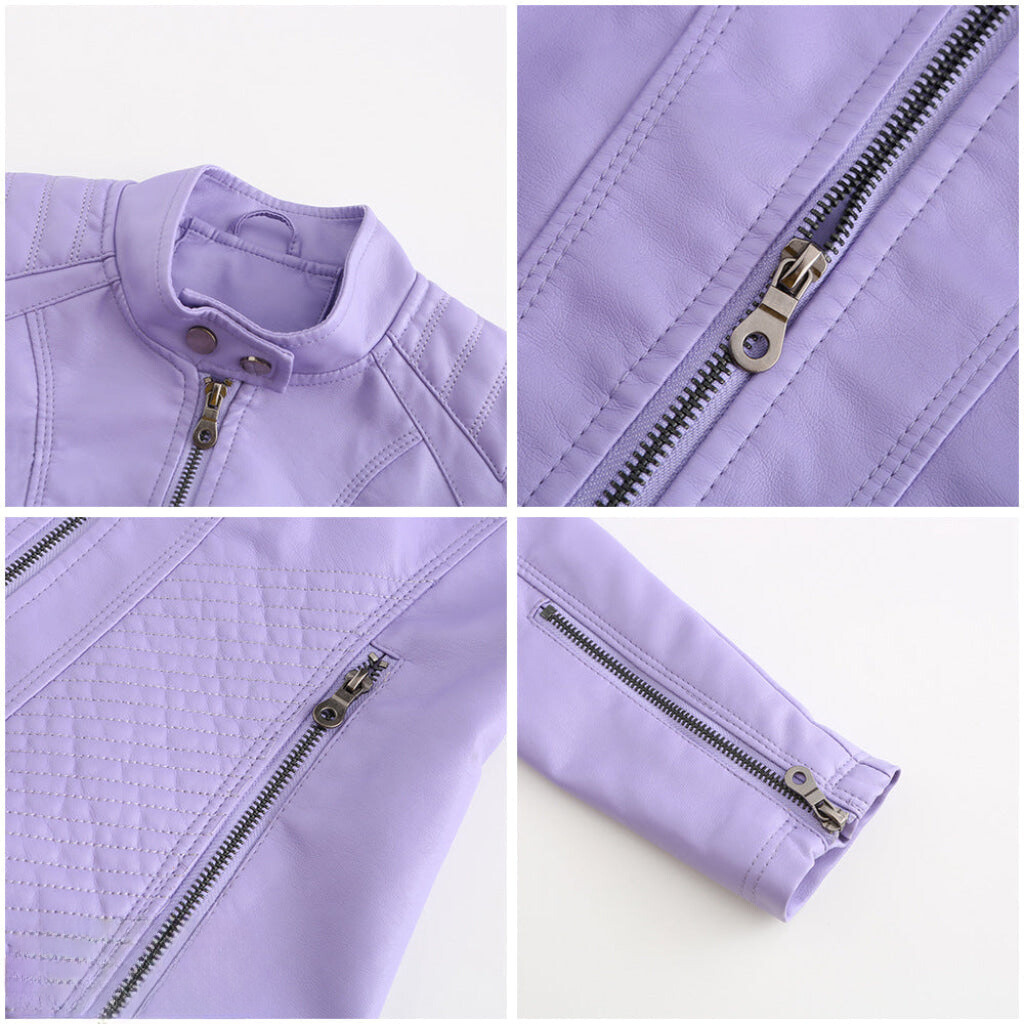 Stilvolle und einzigartige Damen-Lederjacke
