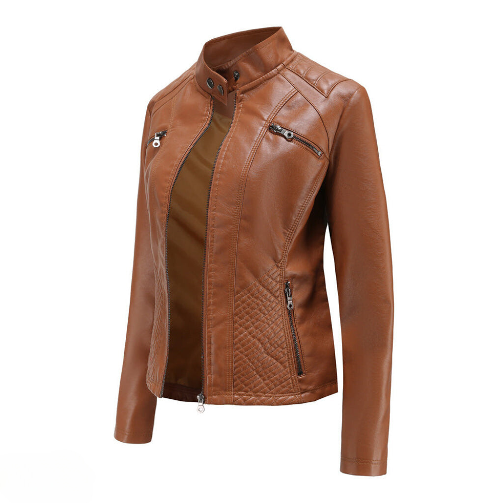 Stilvolle und einzigartige Damen-Lederjacke