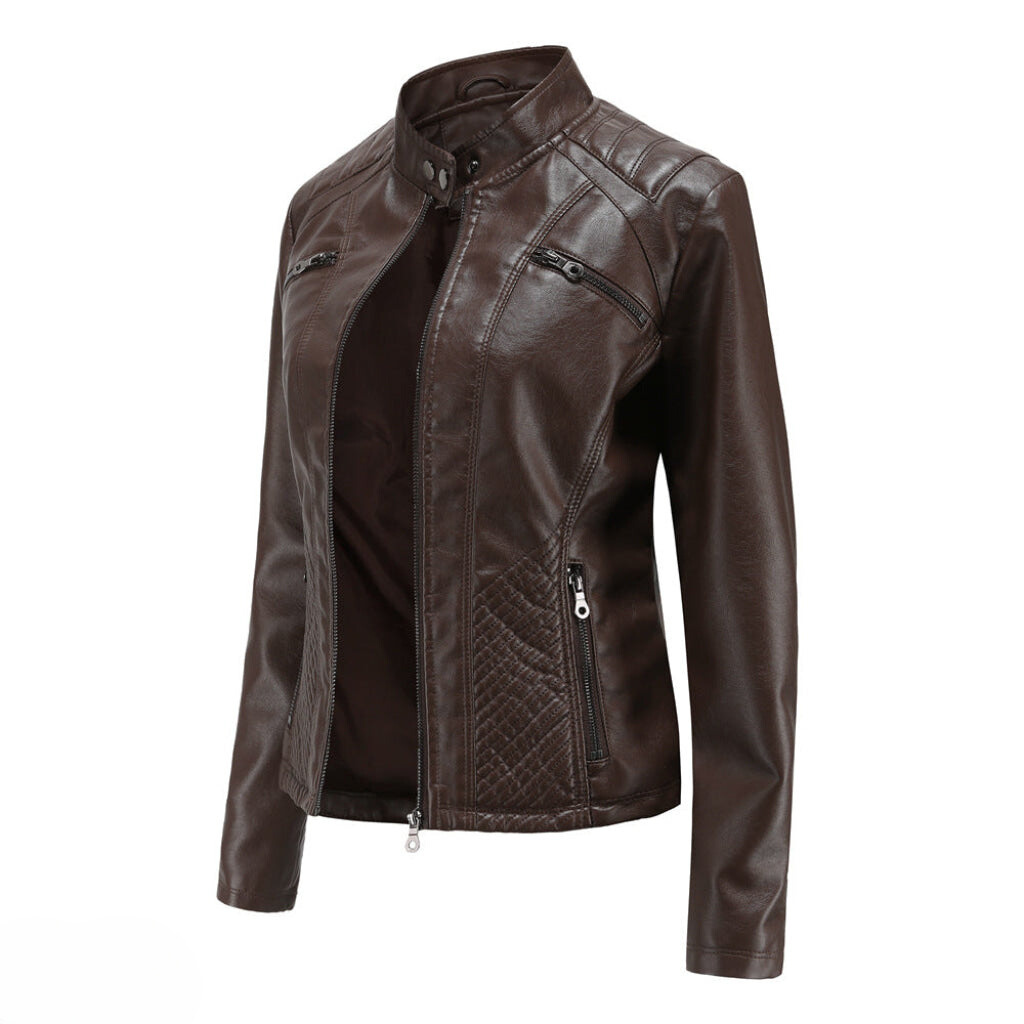 Stilvolle und einzigartige Damen-Lederjacke