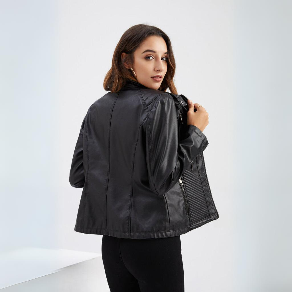 Stilvolle und einzigartige Damen-Lederjacke