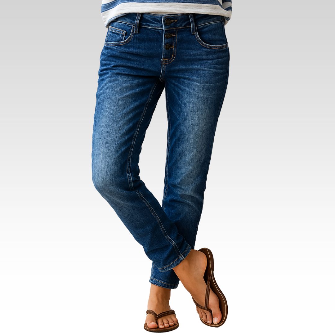 Damen Elegante Stretch-Hose