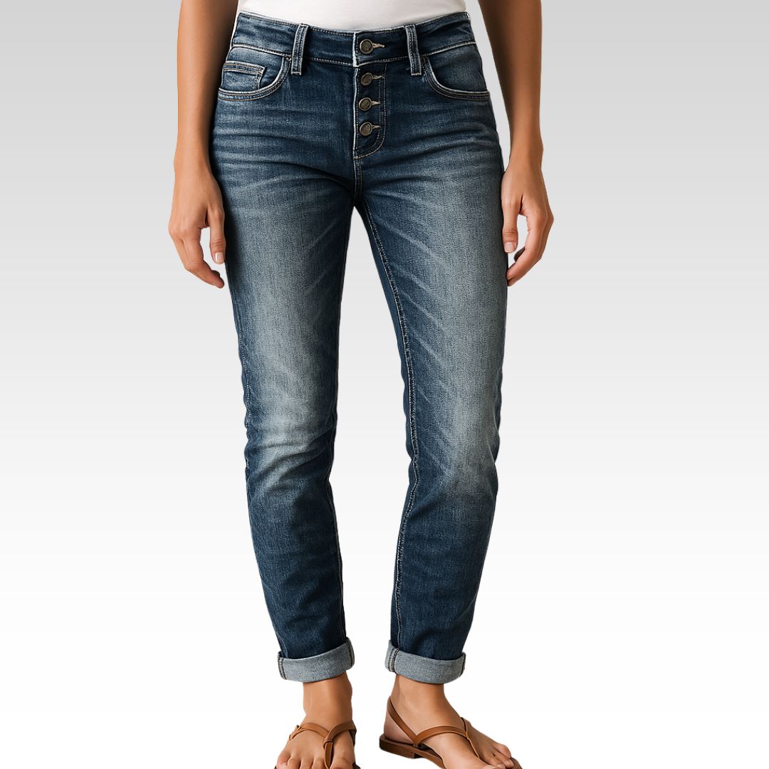 Damen Elegante Stretch-Hose