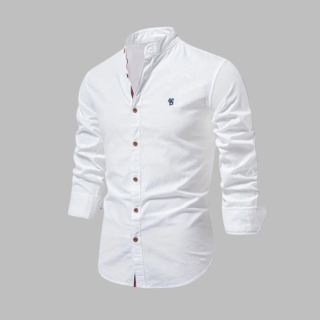 Trendiges Langarm-Poloshirt für Herren